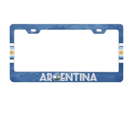 Argentina Flag License Plate Frames Car Football No 1 License Plate Frame Cover