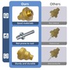 Diamond Step Drill Bit Set (20mm/35mm/50mm) - M10 Thread Hole