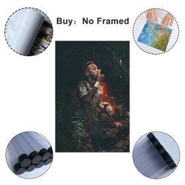 NITDODI Soccer Star Poster-Neymar Canvas Poster-For Boy Bedroom Football Room GYM Wall Decor-Best Gifts for Football Fans-12in×18in (Neymar-1)