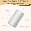 ARISKEY White Nylon String,984 Feet 2mm Nylon Cord Twine for