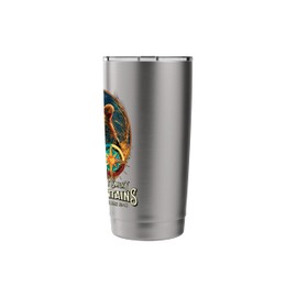 Great Smoky Mountains National Park Cosmic Dark Sky Bear Stainless Steel Insulated Tumbler