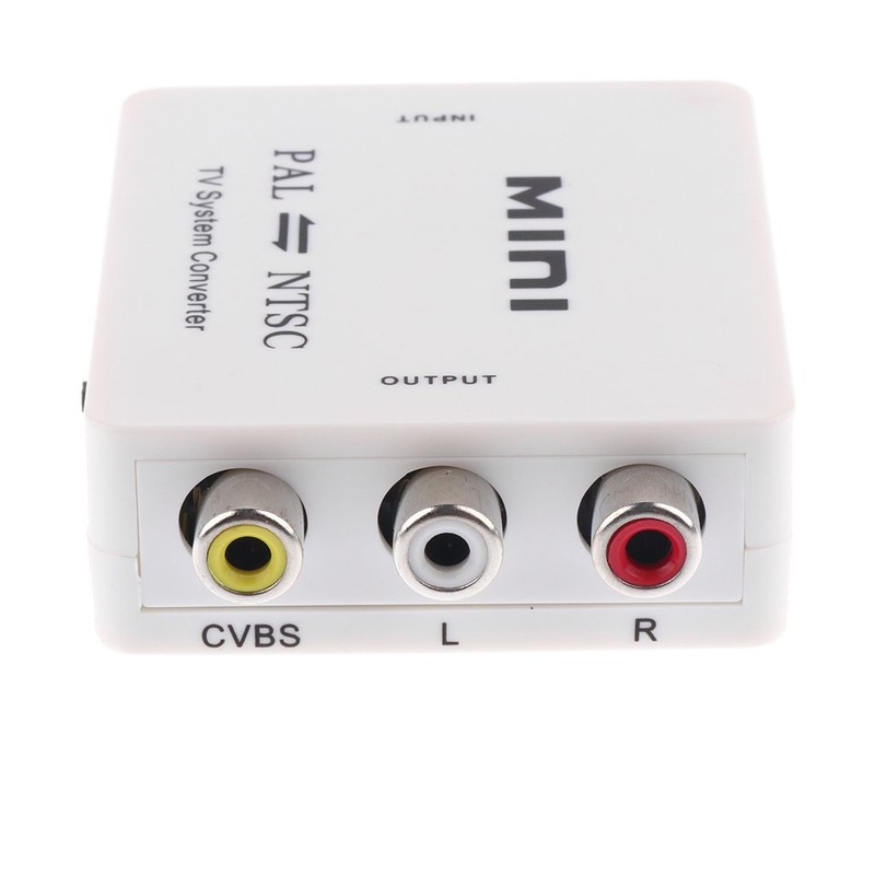 PAL/NTSC/SECAM/NTSC Mini TV System Switch Converter