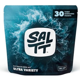 SALTT Electrolytes Powder Packets (Ultra Variety Pack - Multiple Flavors) 30 Stick Packs - Easy Dissolve, No Clumping - Essential Minerals - Hydration