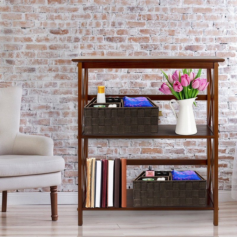 Posprica Woven Storage Baskets for Organizing, Small Baskets Cube Bin