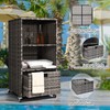 Outdoor Towel Rack for Pool Outdoor Pool Towel Storage Cabinet
