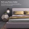 Wall Mounted Lamp Holder 180 Degrees Adjustable Metal Wall Lamp