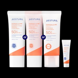 Astra [에스트라]더마UV365 무기자차 선크림 or 톤업 선크림 or 비타C광채 수분 선크림 SPF 50+/ PA++++(택1) [Astra] Derma UV 365 Mineral Sunscreen or Tone-Up Sunscreen or Vita C Radiance Moisture Sunscreen SPF 50+/ PA++++ (Choose 1)
