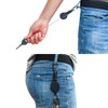 LISOPO 2pcs Key Fob Extendable Lanyard ID Yo-Yo Key Ring