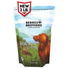Berres Brothers Highlander Grogg Ground Coffee, 2lb Package, Combination of Caramel, Butterscotch and Hazelnut, 2 Pound Bag of Ground Coffee