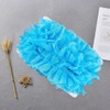CABODYALS 10M 1.625 Inch Blue Pleated Organza Trim Ruffled Thin
