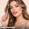 Erinde Lápiz Labial Purpurina Metálica con Mate, Tinte Labial Duradero,#03
