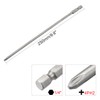 sourcing map 1 Pcs 4mm PH2 Magnetic Phillips Screwdriver Bits,