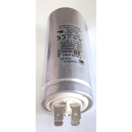 Ducati Energy Metal Capacitor 20uf 450V Double Faston Plug and Screws