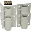 tonchean 4 Pack Stationary Dock Side Leg Pipe Holder Brackets,