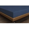 Premium Ranforce King Fitted Sheet, Dark Blue, 160 x 200