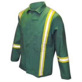 MAGID Flame Resistant Jackets, Flame Resistant 100% Cotton, 1 Pairs, Size XL, IND2530HV