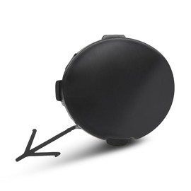 LQI Front Bumper Tow Eye Hole Cap Cover Compatible with Subaru WRX 2018-2021,Fit WRX STI 2018-2020 57731VA320 Black