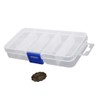 Auniwaig 2 Pcs Tool Box Tool Organizer, Plastic Hardware Box
