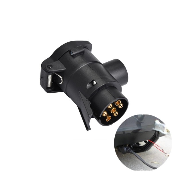 BigKing Trailer Adapter, 7 to 13 Pin Car Trailer Plug