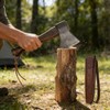 PTAHAN Universal Axe Handle - Hickory Wood Hatchet Handle Replacement-Durable