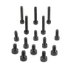 CAMVATE Three Types M4 Threaded Screw Pack (15 pcs,M4X8mm,M4X10mm,M4X22mm) -