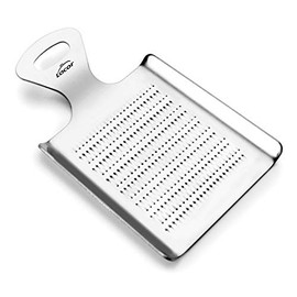 Lacor Mini Reibe Gewurze INOX, Edelstahl, Grau, 11 x 7 x 1 cm