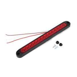 aqxreight - Rear Light, 10-30V 15LEDs Rear Light Trailer High Brake Lamp Turn Signal for Truck[Red]