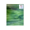 Wissmach Stained Glass Sheet: Dark Green Dense Opal (8"x12"-1 Sheet)