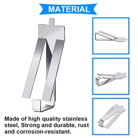 Youmile Pack of 16 3D Printer Hot Bed Glass Platform Brackets Attachment Holder, Bed Clips for Creality Ender 3 Pro/Ender 3S/Ender 5 Pro/CR-20 PRO/CR-10S with 3D Compression Spring