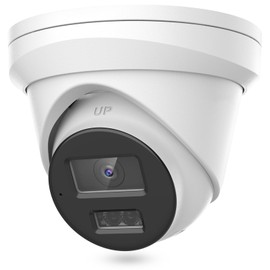 Real HD 4K 8MP Turret Dome POE IP Camera 2.8mm 105° Viewing Angle Indoor Outdoor, WDR, 98ft IR, Plug and Play with Hik Vision NVR, Compatible with Blue Iris, Synology