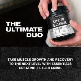 Jacked Factory Creatine Y Glutamine, 30 Porciones Sin Sabor
