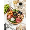 Kanwone Acacia Wood Cake Stand with Acrylic Lid - 12in