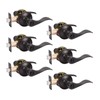 KNOBWELL 6 Pack Bronze Lever Door Handles Privacy Door Levers