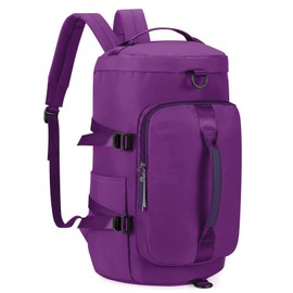 HAWEE Unisex Sports Bag with Backpack Function, Travel Bag with Shoe Compartment, Large Travel Backpack, Waterproof Lightweight Backpack for Men and Women, for Travel, Sports, Fitness, Training,