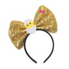 Easter Bow Headbands Sparkly Bowknot Headbands Chick Hair Accessories for