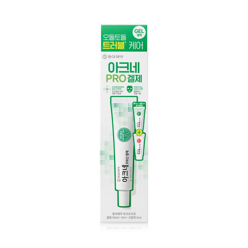 DONG-A Pharm Acne Pro Gel 30ml Set (+Gel 3ml+Cream 3ml)