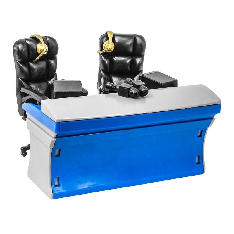 Set of All 3 Ultimate Commentator Table Playsets for Wrestling