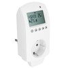 Plug‑in Thermostat LCD Programmable Heating Temperature Controller 16A