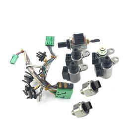 JF011E RE0F10A F1CJA CVT Transmission Solenoid Kit with Harmess Compatible For Nissan Altima Sentra Dodge 8PCS
