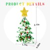 Christmas Tree Earrings Acrylic Christmas Earrings for Women Xmas Drop