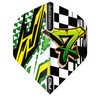 RED DRAGON Hardcore XT Black, White and Green Dart Flight