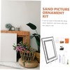 Kisangel 1Set DIY Landscape Sand Painting Kit Flowing Sand Art