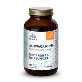 PURICA - Ashwagandha with Sensoril - 120 Vegan Capsules - Calming & Pressure Relief