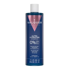 VALQUER Shampoo Ultra Hidratante Fórmula Zero | Nutre, Repara y Suaviza el Cabello Muy Seco | Antifrizz y Brillo con Extracto de Soja y Keratina | Vegano | 400 ml