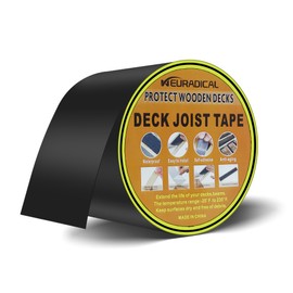 Neuradical Butyl Joist Tape for decking 4" x 50', Waterproof Deck Joist Tape for Wood Joists Decks Beams Roof, Flashing Deck Tape