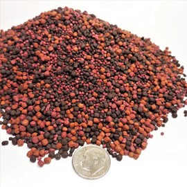 Aquatic Foods Inc. 12-Types of Floating/Sinking Blackworm & Intense Coloring Pellets of Mixed of 1mm, 2mm, 3mm Ideal for All Tropical Fish. Premium Tropical Fish Pellet Foods. GB-1000-1-lb