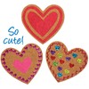 Baker Ross AW103 Heart Cork Coasters Class pack (Pack of
