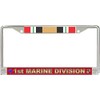 MilitaryBest 1st Marine Division Iraq Veteran License Plate Frame