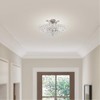 Livex Lighting 2 Lt Brushed Nickel Ceiling Mount