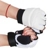 1 Pair Taekwondo Gloves Breathable Elastic Half Finger Kickboxing Boxing